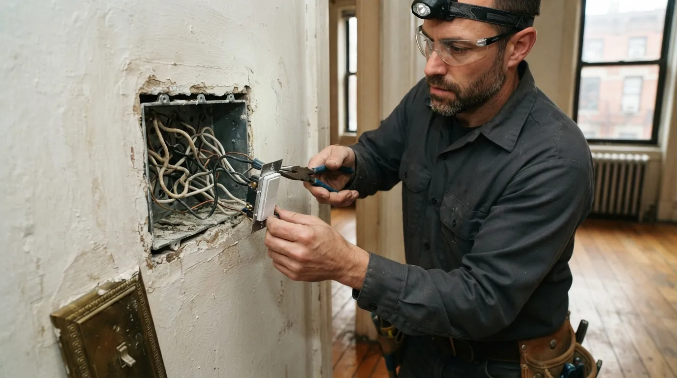 Installing a smart dimmer in a New York City pre-war apartment